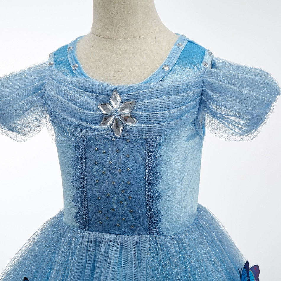 Vestido Cinderela Luxo Azul – Pop Candy