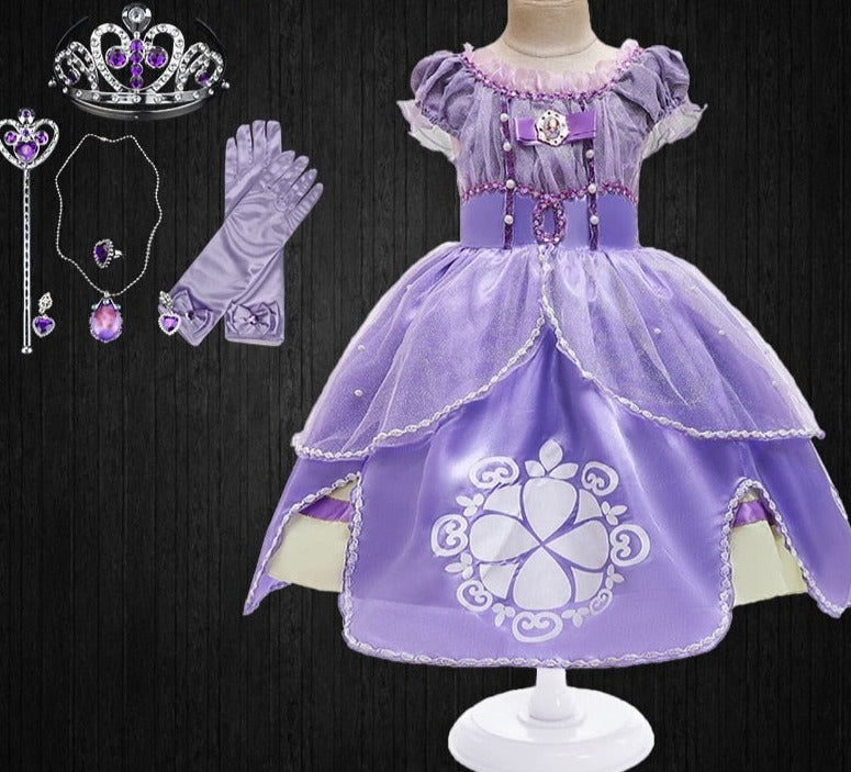 Vestido Princesinha Sofia - Comprar em Sempre Shopp