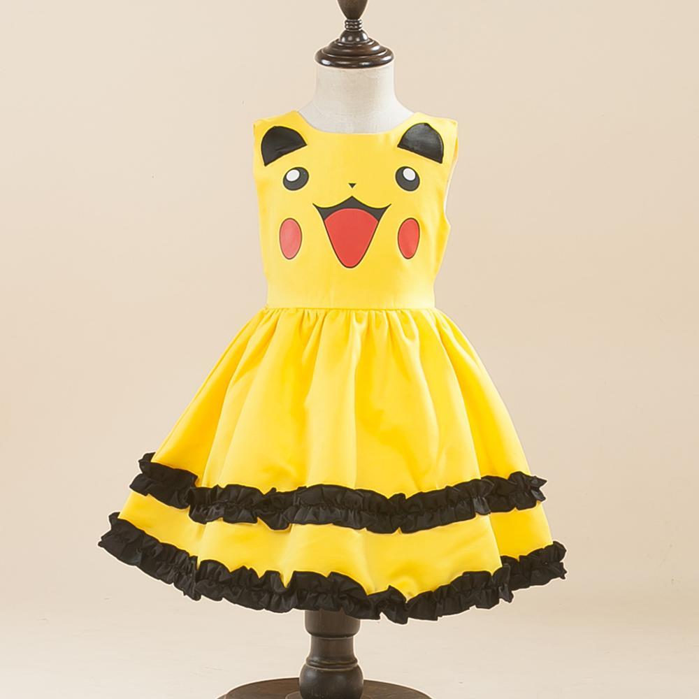 Rubie's Vestido de fantasia feminino Pokemon Pikachu, Conforme mostrado., M